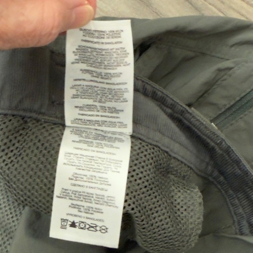 Columbia Men's Convertible Cargo Pants Size 42x34 Olive Green Hiking Outdoor - Picture 8 of 9